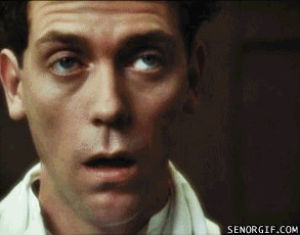hugh laurie,tv,celebrities,eye roll,paying attention
