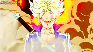 future trunks,dragonball z,bitch what u say,dbz,trunks,dragon ball z,super saiyan,saiyan,anime,fire,badass,ssj,fuck this im out,ill beg if i have to,dont ruin this man