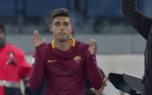round of applause,clapping hands,football,soccer,reactions,clapping,applause,clap,roma,calcio,as roma,asroma,romagif,emerson,emerson palmieri