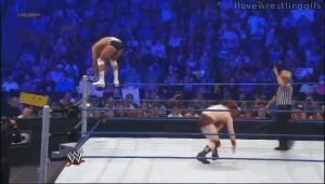 top rope,moonsault,wwe,wrestling,smackdown,counter,sheamus,cody rhodes