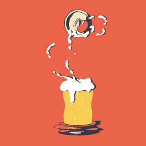 beer,can,2d,animation,loop,froth