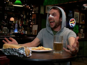 beer,steroids,its always sunny in philadelphia,charlie kelly,laugh,charlie day,its alwaus sunny
