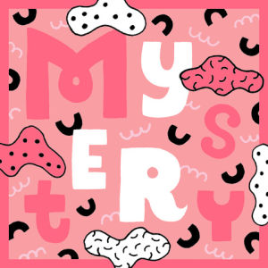mystery,typography,lettering,art,illustration,pink,graphic design