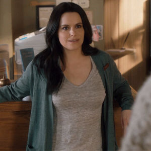 excited,okay,stevie,schitts creek,grin,stevie budd,funny,comedy,smile,humour,cbc,canadian,schittscreek,emily hampshire