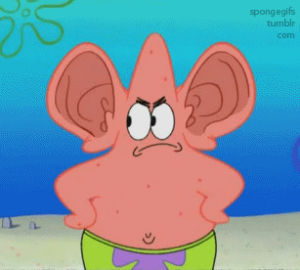 patrick,spongebob squarepants,no nose knows