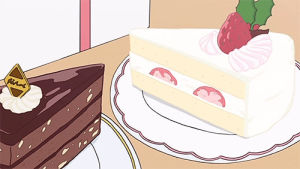anime food,food,cake