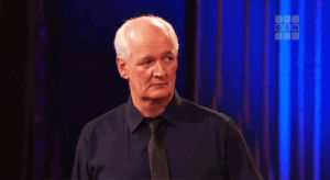 idk,bashful,celebrities,shrug,whose line is it anyway,whose line,shrugging,colin mochrie,i dont know,colin
