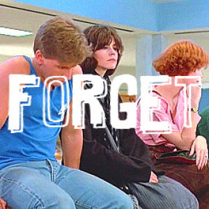 simple minds,the breakfast club,anthony michael hall,dont you forget about me,80s,molly ringwald,judd nelson,emilio estevez,ally sheedy