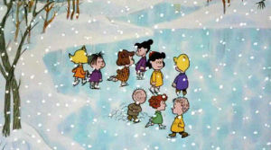 ice skating,christmas,snow,winter,charlie brown,a charlie brown christmas,the peanuts