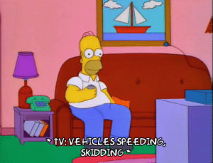tv,homer simpson,season 6,episode 20,couch,interested,6x20
