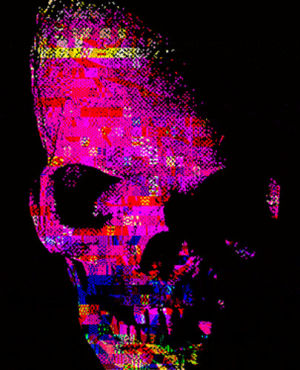 glitch,skull,glitch art,end,now,g1ft3d
