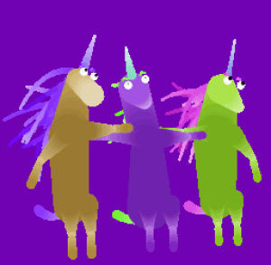 dancing,transparent,weird,drunk,unicorns