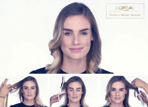 hair,beauty,amy poehler,celeb,golden globes,tutorial,loreal,how to,loreal paris,large