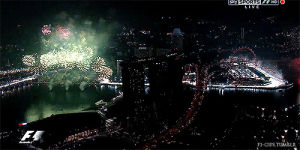 singapore grand prix,fireworks,2012,f1,formula 1,sebastian vettel,red bull racing