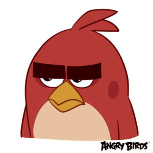 angry birds,eye roll,please,stickers,angry birds movie,imessage,eye rolling,red,ios 10