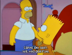 homer simpson,season 4,bart simpson,episode 14,angry,bed,4x14,pleading,convince