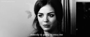aria montgomery,girl,black and white,pretty little liars,text,pll,ok,lucy hale,miss,aria,michonne the walking dead