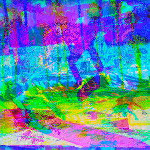 rainbow,art,trippy,psychedelic,artist,skate,digital art,skateboard,los angeles,the current sea,sarah zucker,thecurrentseala,brian griffith,chroma,palm,west coast,thecurrentsea,neon rainbow,palm trees