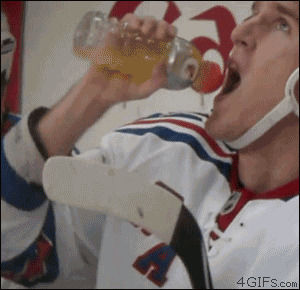 sports,fail,hockey,drinking,bottle,gatorade