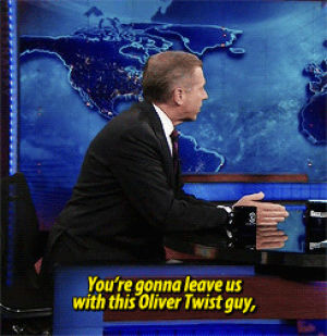john oliver,bw,jon stewart,daily show,js,brian williams,jons tewart,all of his mary poppins and oliver twist references