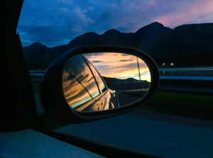 driving,car,sunset,mirror,cars,juneau,window,alaska,windows