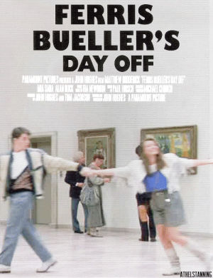 movie poster,80s,ferris buellers day off,ferris bueller