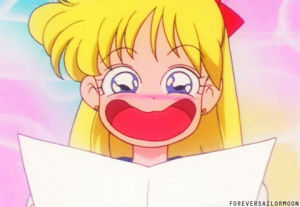 happy,excited,sailor moon,girl