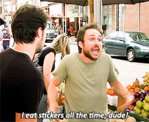 stickers,charlie day