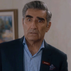 johnny rose,funny,comedy,face,humour,schitts creek,cbc,canadian,funny face,schittscreek,confusion,eugene levy,jims dad