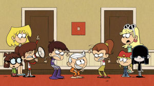the loud house,loud house,remote,tv,funny,lol,fight,wow,nickelodeon,humor,drama,surprise,haha,nick,shock,shaking,uh oh,dang,girl fight,couch potato,pick me up,plot thickens,tom james,oooo