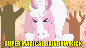 pony,doctor lollipop,raccoon,cartoon,cartoons,rainbow,frederatorblog,cartoon hangover,kick,frederator studios,doctor,my little pony,unicorn,magical,friendship is magic,brony,ponies,bronies,super magical rainbow kick