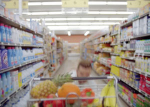 grocery,music video,orange,justin timberlake,fruit,pineapple,bananas,cart,grocery store