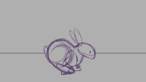 bunny,bunny hop,rough animation,animation,artists on tumblr,2d animation,i wake up