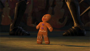gingerbread,scared,ups,wah wah,hurt