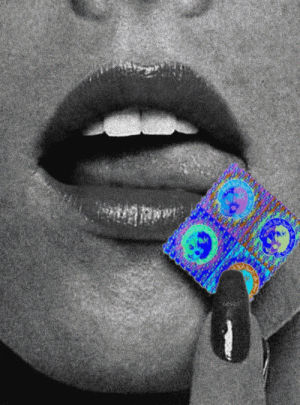 acid,lips,black and white,lick,tongue