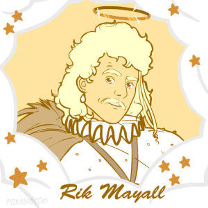 rik mayall,comedy,artists on tumblr,celebs,foxadhd,violet bruce