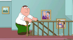 stairs,falling down,family guy,peter griffin