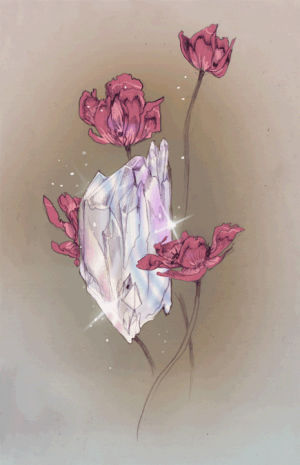 crystals,lotus,lotus flower