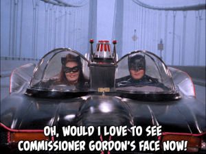 julie newmar,commissioner gordon,catwoman,adam west,television,vintage,batman,batman 1966,scat darn catwoman