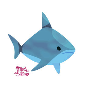 tiburon,illustration,shark,art,animation,shark week,great white shark,samolo
