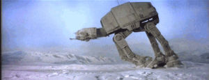 the empire strikes back,star wars,collapse,hoth,at at