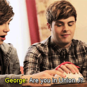 george shelley,smiling,union j,jaymi hensley,josh cuthbert,george are you in union j