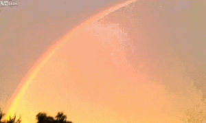 rainbow,lightning