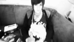oliver sykes,music,cute,black and white,guy,follow,bmth,bring me the horizon