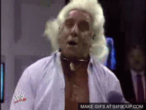 ric flair,excited,woo,wcw,exciting,nature boy