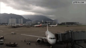 airport,storm,kong,hong