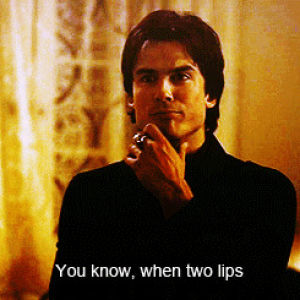 ian somerhalder,damon salvatore,kiss,the vampire diaries,kiss me,damon x elena,movies,cute boy,send kiss,make up