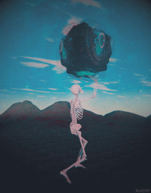 psychedelic,skeleton,weird,scary,sky,c4d,earth,landscape,bones,emo,heavy,globe,wavy,keidmf