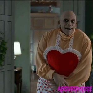 uncle fester,addams family values,90s,absurdnoise,90s movies,the addams family values,valentines
