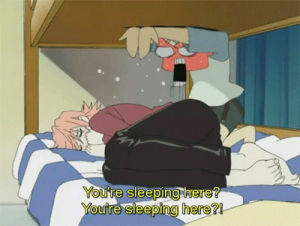flcl,fooly cooly,anime,angry,sleeping